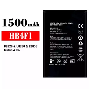 Batería telefono celular HB4F1 para HUAWEI U8220/U8230/E5830/E5838/E5