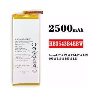 Batería telefono celular HB3543B4EBW para HUAWEI P7