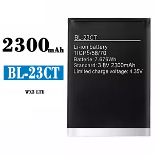 Batería telefono celular BL-23CT para Tecno WX3 LTE