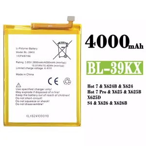 Batería telefono celular BL-39KX para Infinix Hot 7 / Hot 7 Pro