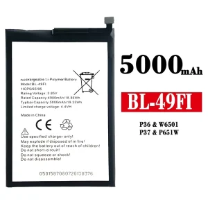 Batería telefono celular BL-49FI para ITEL P36  P37