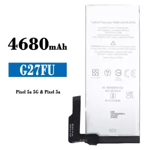 Batería telefono celular G27FU para Google Pixel 5a