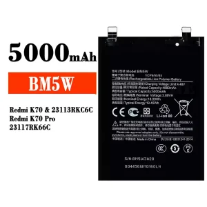 Batería telefono celular BM5W para Xiaomi Redmi K70 / Redmi K70 Pro