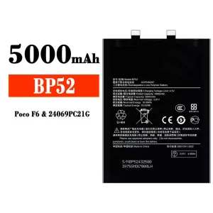 Batería telefono celular BP52 para Xiaomi Poco F6