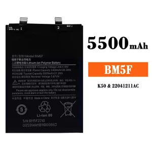 Batería telefono celular BM5F para Xiaomi K50