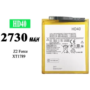 Batería telefono celular HD40 para Motorola Moto Z2 Force / Z Force Edition 2nd gen