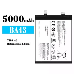 Batería telefono celular BA43 para VIVO Y100 4G International Edition