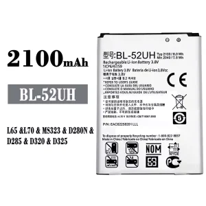 Batería telefono celular BL-52UH para LG L65/L70