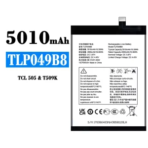 Batería telefono celular TLP049B8 para Alcatel TCL 505/T509K