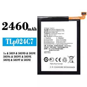 Batería telefono celular TLP024C1 para Alcatel 1x