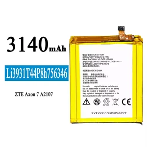 Batería telefono celular Li3931T44P8h756346 para ZTE Axon 7