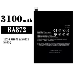 Batería telefono celular BA872 para Meizu 16X/M1872/M872H/M872Q