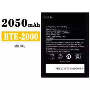 Batería telefono celular BTE-2000 para CAT S22 Flip