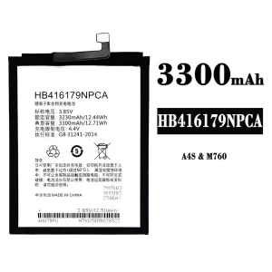 Batería telefono celular HB416179NPCA para China Mobile A4S/M760