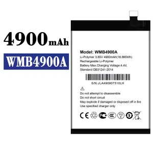 Batería telefono celular WMB4900A para WALTON