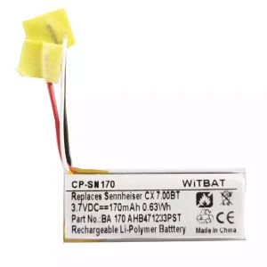 Batería para auriculares Sennheiser CX 7.00BT,Sennheiser Momentum In-Ear estuche de carga