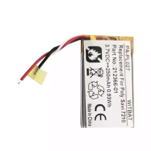 Batería para auriculares Plantronics Savi 7210,Savi 7220,S7210T,S7220T