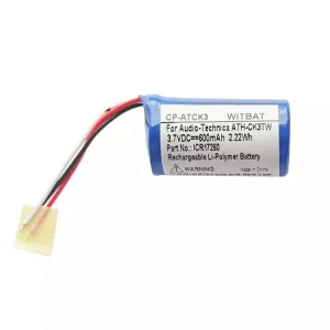 Batería para auriculares Audio-Technica ATH-CK3TW estuche de carga,ICR17280
