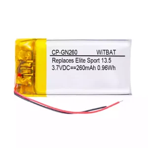 Batería para auriculares Jabra Elite Sport 13.5 estuche de carga