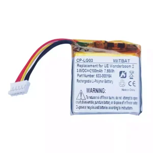 Batería para altavoz Logitech UE Wonderboom 3,Wonderboom 2,SP944643