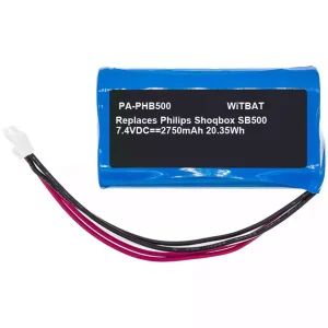 Batería para altavoz Philips ShoqBox SB500