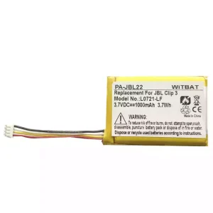 Batería para altavoz JBL Clip 3,L0721-LF