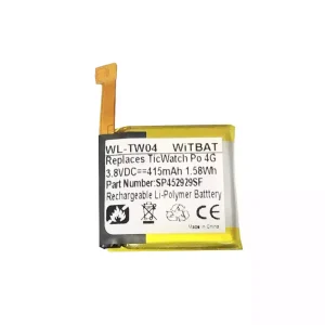 Batería para TicWatch S2 TicWatch E2 WG12016,SP452929SF