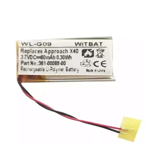 Batería para Garmin Approach X40,VivoSmart HR,VivoSmart HR+,361-00088-00