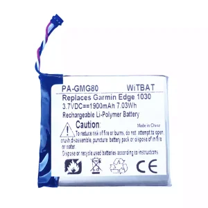 Batería para Garmin Edge 1030 GPS,Approach G80,361-00105-00