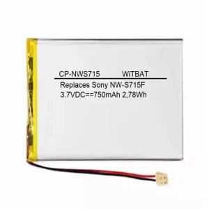 Batería para Sony Walkman NWZ-S600,NWZ-S600F,NWZ-S610,NWZ-S615,NWZ-S615F,NWZ-S616,NWZ-S616F,NWZ-S618